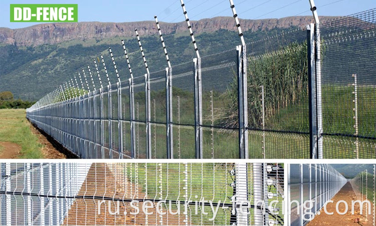 358 High Security Anti Trailb Fence для промышленного коммерческого жилого аэропорта.